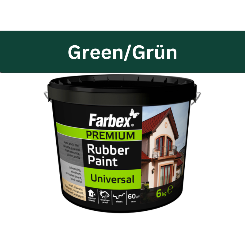 Universal Rubber Paint Farbex - Durable Coating for Any Surface - Gree