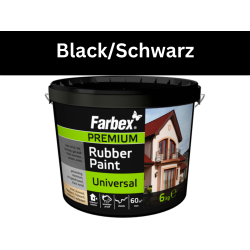 Universal Rubber Paint Farbex - Durable Coating for Any Surface - Blac