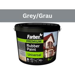 Universal Rubber Paint Farbex - Durable Coating for Any Surface - Grey