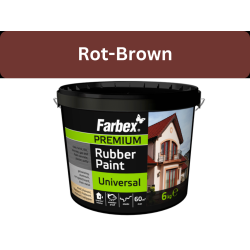 Universal Rubber Paint Farbex - Durable Coating for Any Surface - Red-