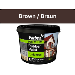 Universal Rubber Paint Farbex - Durable Coating for Any Surface - Brow